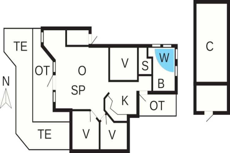 6 persoons vakantie huis in Nordborg-By Traum-Plattegrond