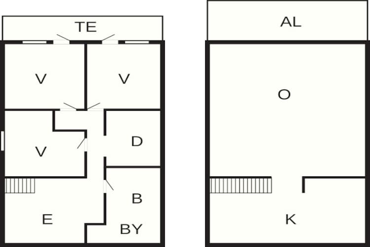 6 persoons vakantie huis in Leirvik i Sogn-Plattegrond