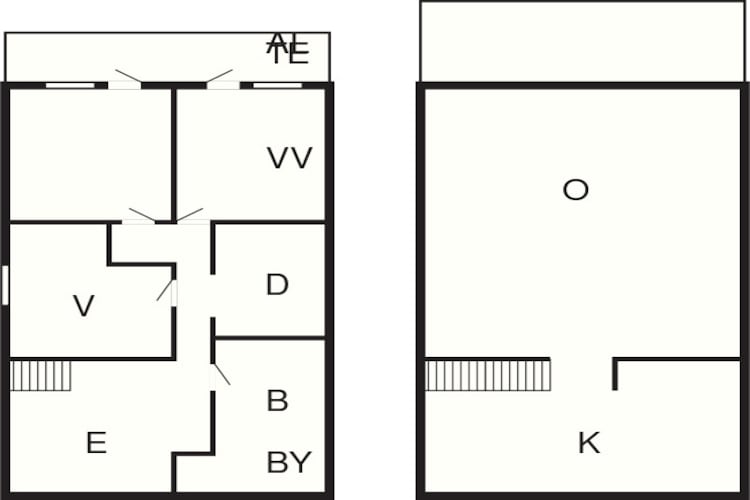 Maison de vacances pour 6 a Leirvik i Sogn - Plan