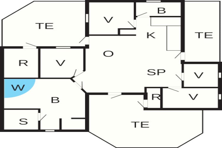 9 persoons vakantie huis in Løkken-By Traum-Plattegrond