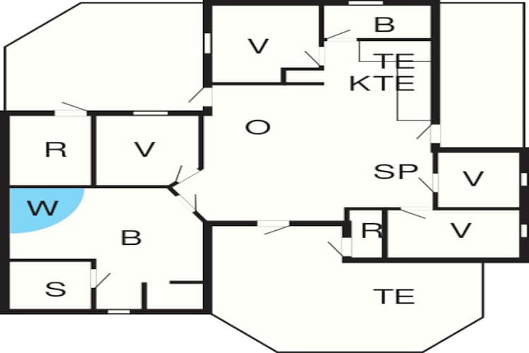 9 persoons vakantie huis in Løkken-By Traum - Plattegrond