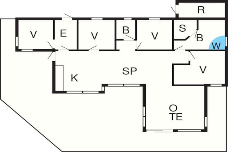 Maison de vacances pour 10 a Faaborg-Plan d'étage