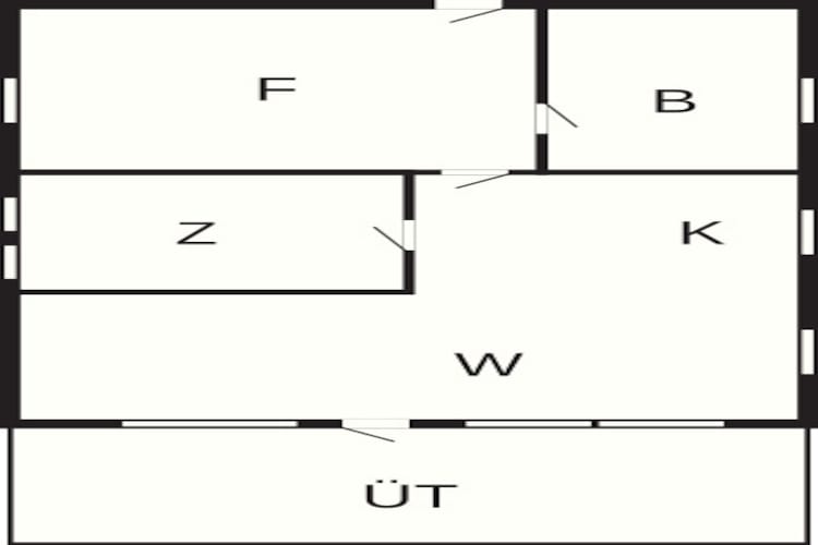 2 persoons vakantie huis in Thyholm-By Traum-Plattegrond