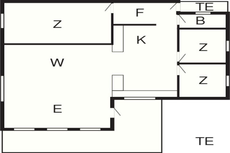 Sfeervol strandhuis -- By Traum Ferienwohnungen-Plattegrond
