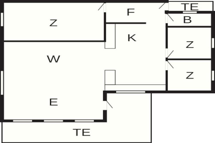 Sfeervol strandhuis -- By Traum Ferienwohnungen-Plattegrond