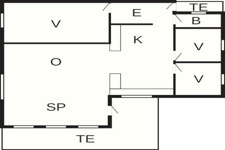 Sfeervol strandhuis -- By Traum Ferienwohnungen-Plattegrond