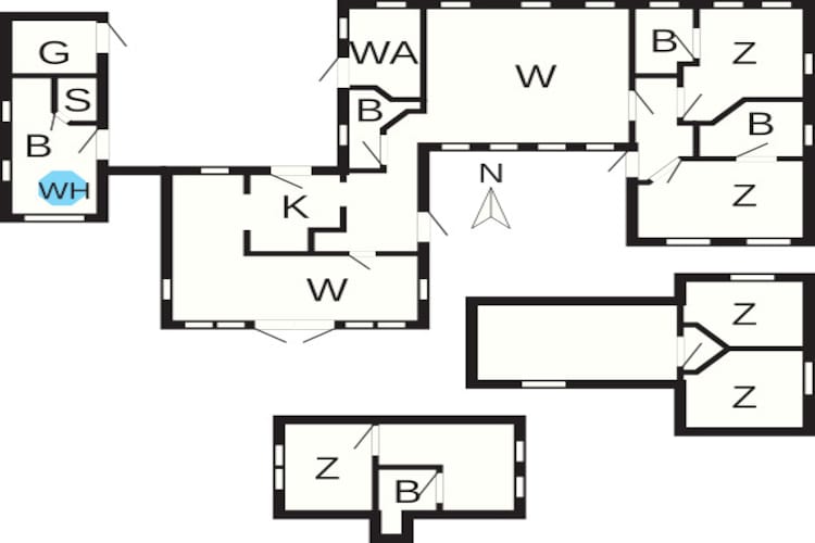 10 persoons vakantie huis in Blåvand - Plattegrond