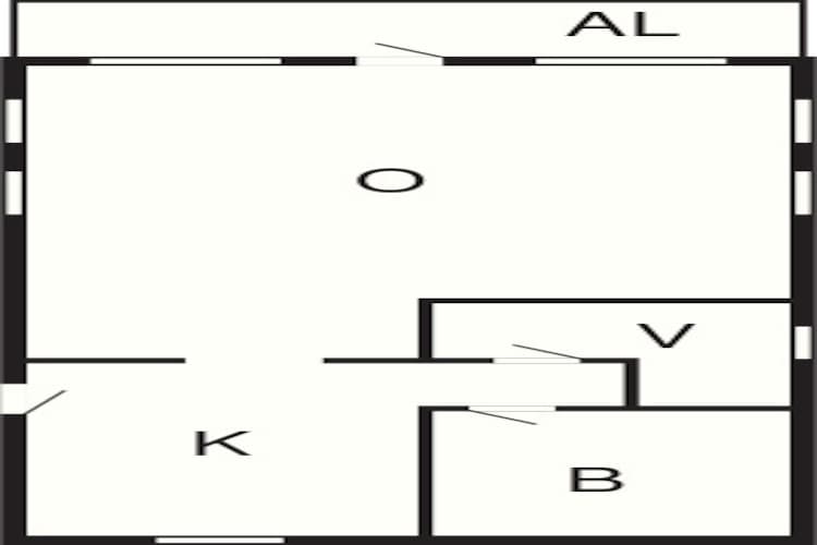 Maison de vacances pour 5 a LONEVÅG-Plan d'étage