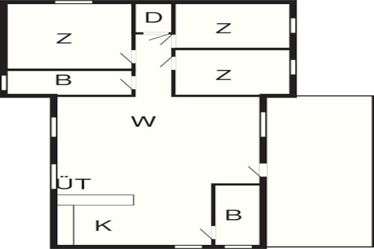 6 persoons vakantie huis in Thisted-By Traum-Plattegrond