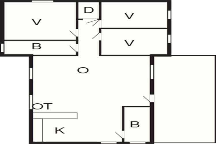 6 persoons vakantie huis in Thisted-By Traum - Plattegrond