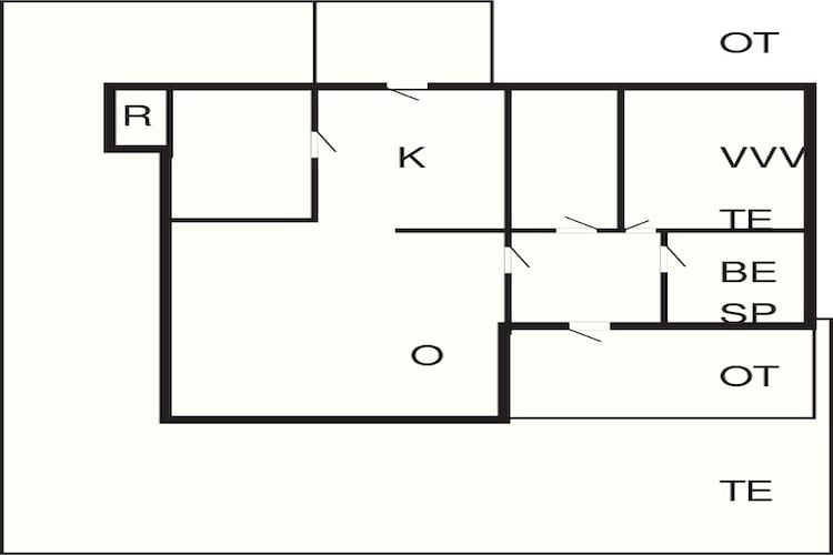 6 persoons vakantie huis in Kolind-By Traum - Plattegrond