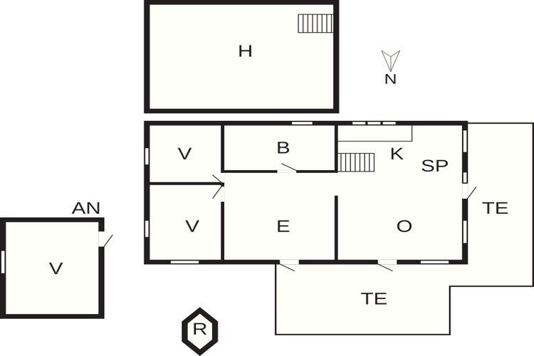 Strandparadijs -- By Traum Ferienwohnungen-Plattegrond