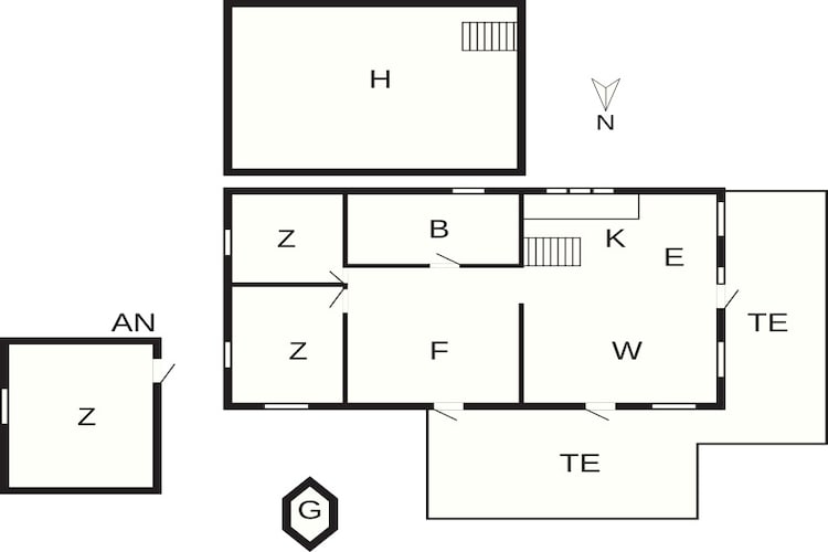 Strandparadijs -- By Traum Ferienwohnungen-Plattegrond