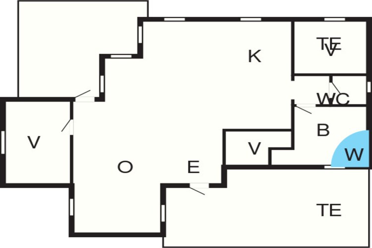 6 persoons vakantie huis in Hadsund-By Traum-Plattegrond