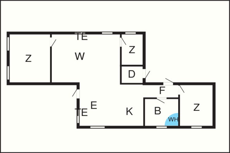 6 persoons vakantie huis in Hadsund-By Traum-Plattegrond