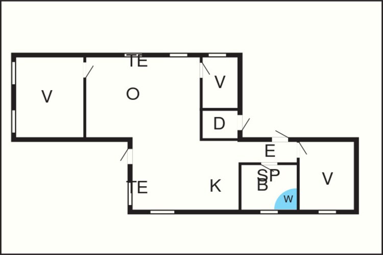 6 persoons vakantie huis in Hadsund-By Traum-Plattegrond