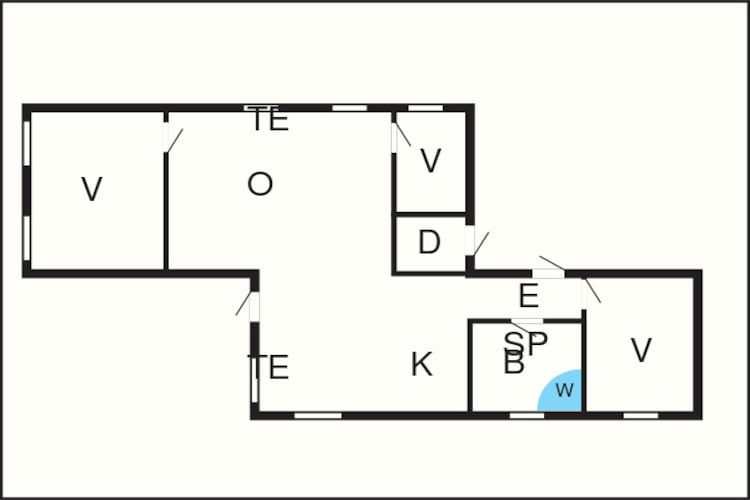 6 persoons vakantie huis in Hadsund-By Traum - Plattegrond