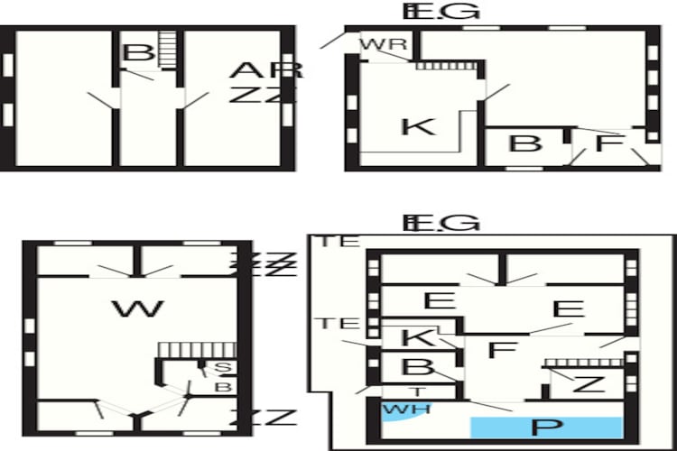 Maison de vacances pour 20 a Nordborg-By Traum-Plan d'étage