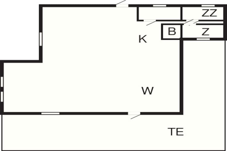 6 persoons vakantie huis in Glesborg-By Traum - Plattegrond