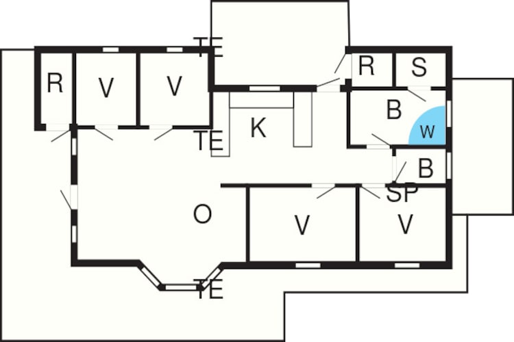 10 persoons vakantie huis in Løkken-By Traum-Plattegrond