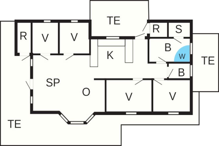10 persoons vakantie huis in Løkken-By Traum-Plattegrond