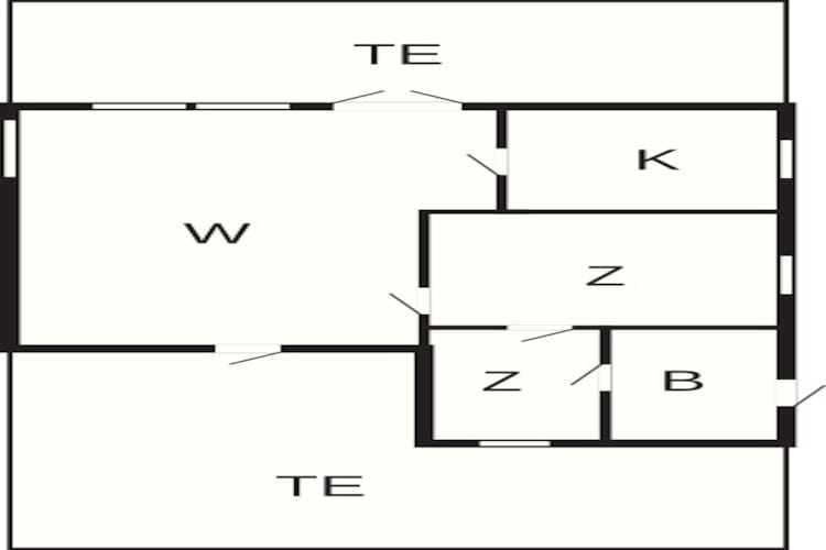 2 persoons vakantie huis in Otterup-By Traum-Plattegrond