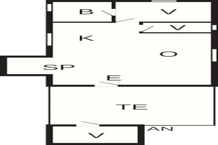 4 persoons vakantie huis in Bindslev - Plattegrond