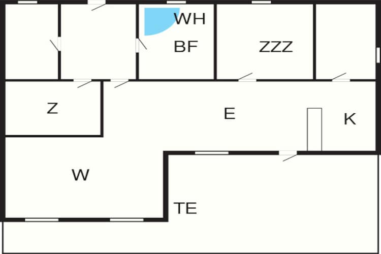 8 persoons vakantie huis in Toftlund-By Traum-Plattegrond