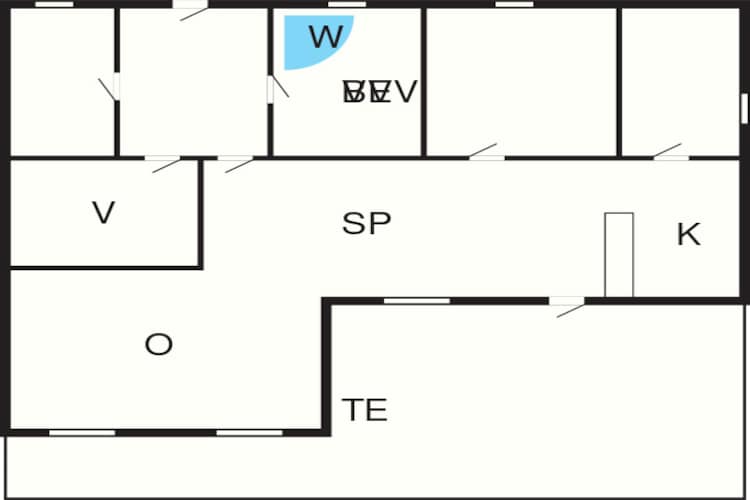 8 persoons vakantie huis in Toftlund-By Traum-Plattegrond