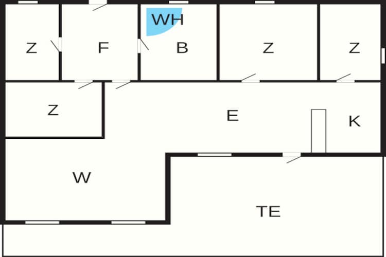 8 persoons vakantie huis in Toftlund-By Traum-Plattegrond