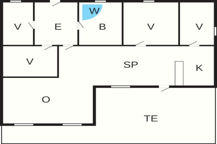 8 persoons vakantie huis in Toftlund-By Traum-Plattegrond