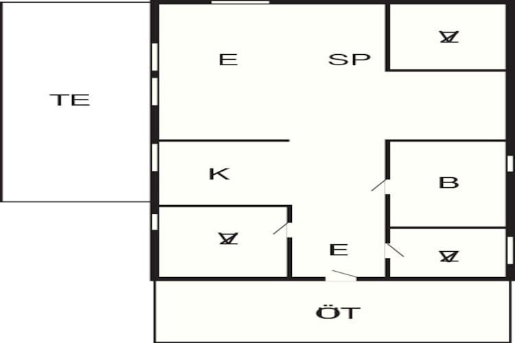 6 persoons vakantie huis in Læsø-By Traum-Plattegrond