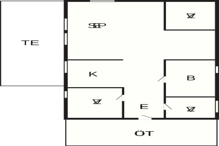 6 persoons vakantie huis in Læsø-By Traum-Plattegrond
