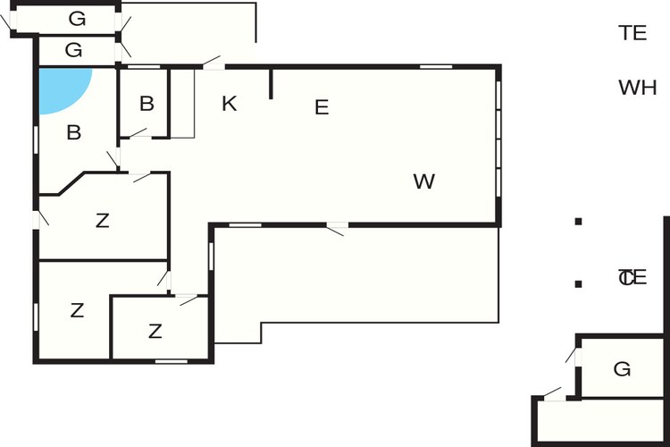 6 persoons vakantie huis in Hemmet-By Traum-Plattegrond