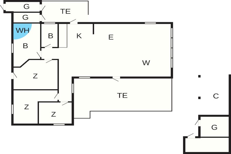 6 persoons vakantie huis in Hemmet-By Traum-Plattegrond