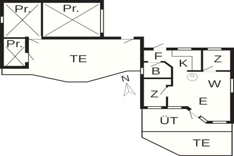 4 persoons vakantie huis in Ulfborg-By Traum-Plattegrond