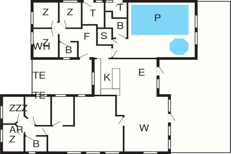 18 person holiday home in Vejby-Floor plan