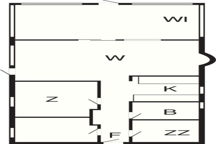 Ruim toevluchtsoord bij duinen -- By Traum Ferienwohnungen-Plattegrond
