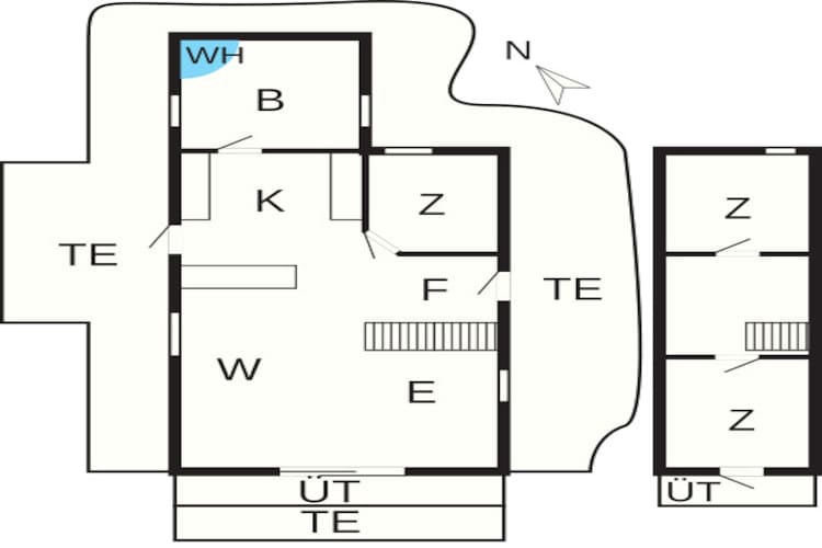 5 persoons vakantie huis in Ringkøbing-By Traum - Plattegrond