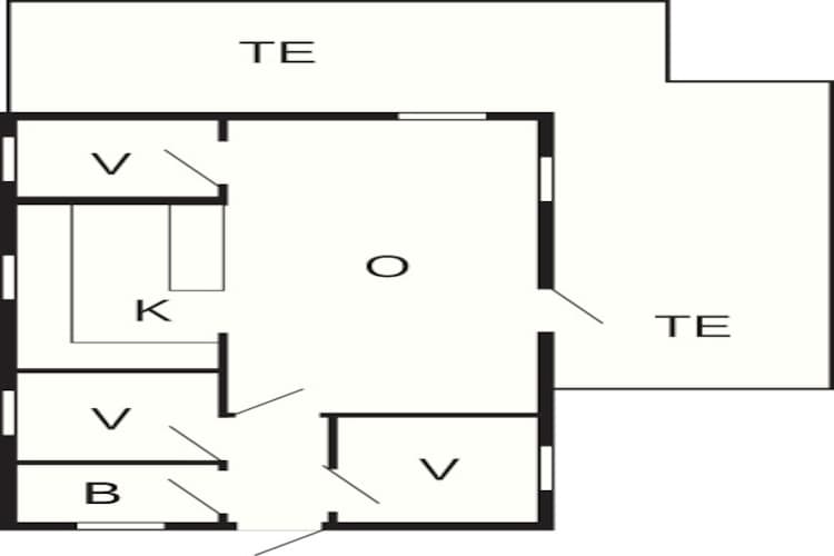 Gezellig toevluchtsoord in Arrild -- By Traum Ferienwohnungen-Plattegrond