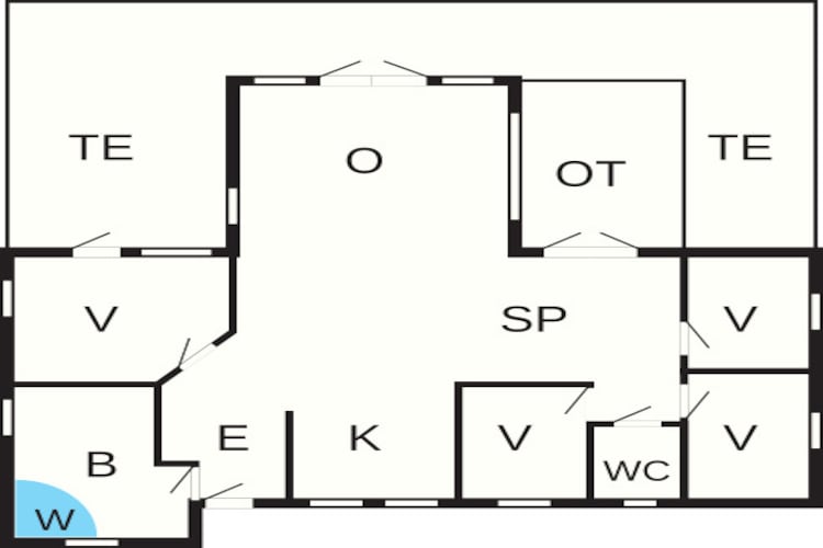 10 persoons vakantie huis in Hadsund-By Traum-Plattegrond