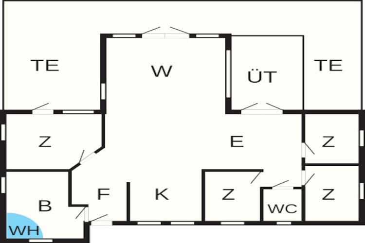10 persoons vakantie huis in Hadsund-By Traum - Plattegrond