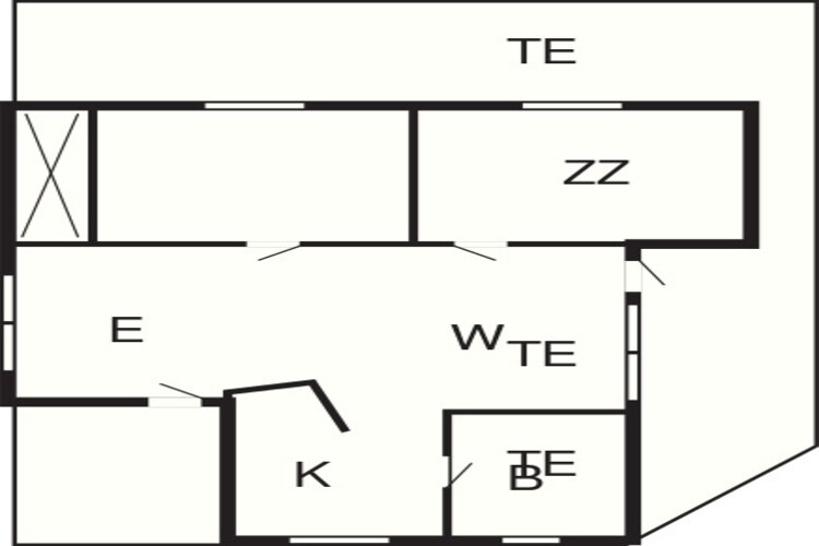 5 persoons vakantie huis in Thisted-By Traum-Plattegrond
