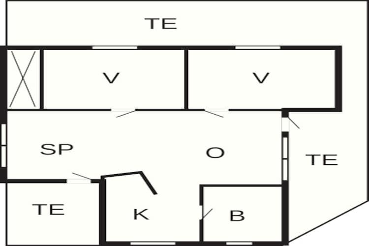 5 persoons vakantie huis in Thisted-By Traum-Plattegrond