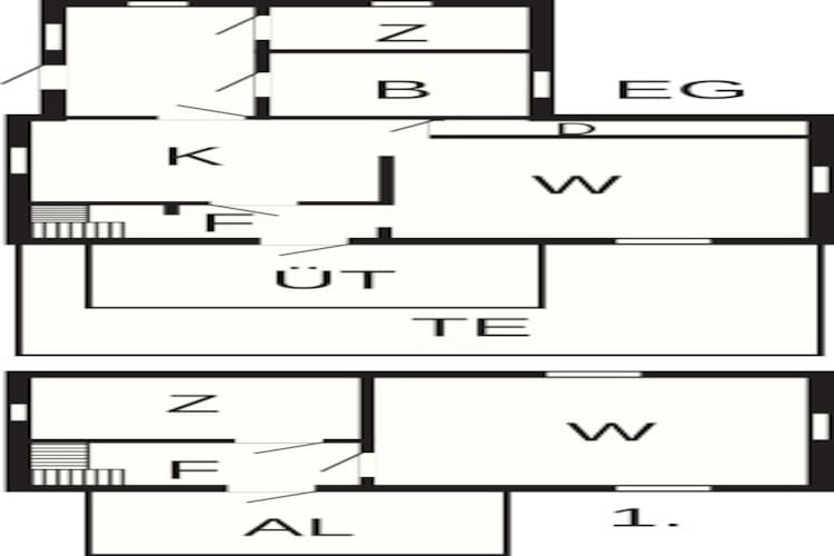 Maison de vacances pour 5 a GAMLEBY - Plan