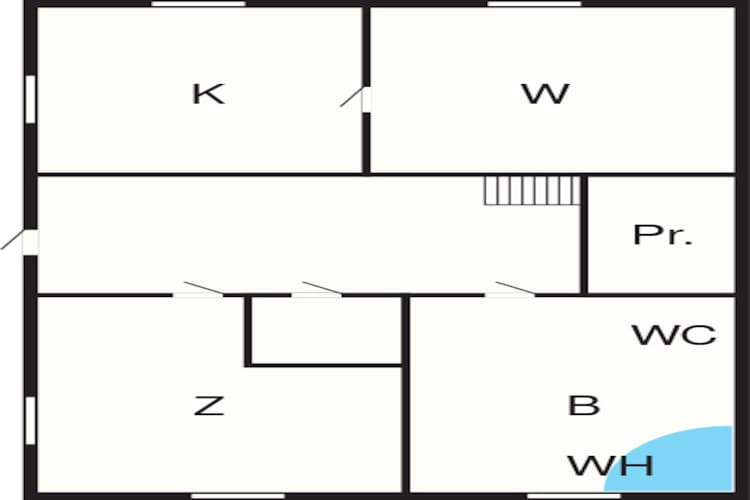 Maison de vacances pour 4 a HÄLLEVIKSSTRAND-Plan d'étage
