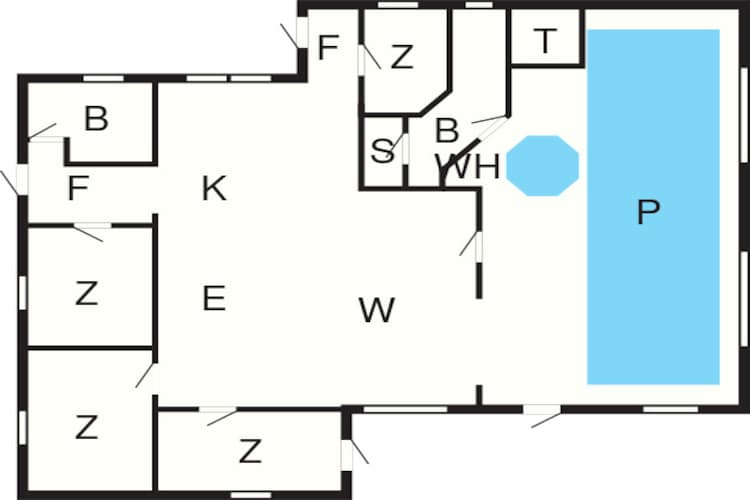 10 persoons vakantie huis in Hadsund-By Traum-Plattegrond