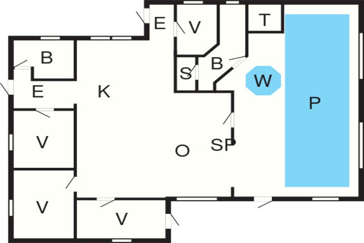 10 persoons vakantie huis in Hadsund-By Traum-Plattegrond