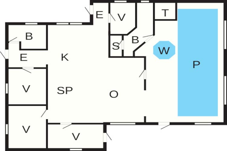 10 persoons vakantie huis in Hadsund-By Traum-Plattegrond