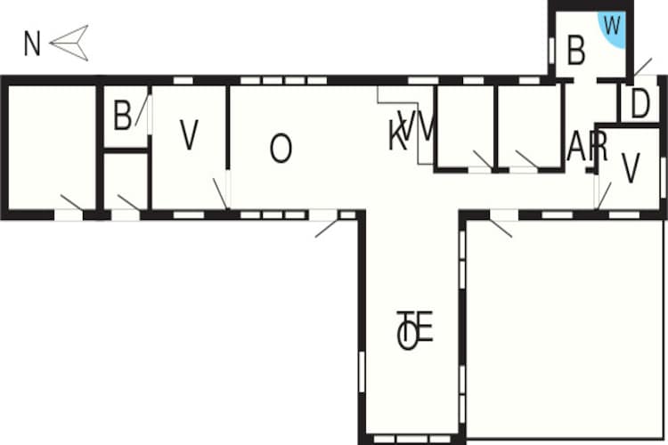 Gerestaureerde huisje met spa -- By Traum Ferienwohnungen-Plattegrond